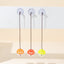 Cat Toy Stick Feather Wand With Bell Mouse Cage Toys Plastic Artificial Colorful Cat Teaser Toy Pet Supplies Random Color
