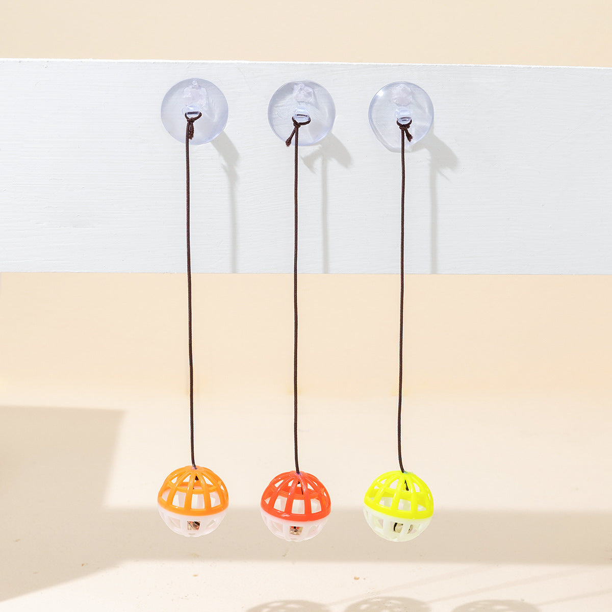 Cat Toy Stick Feather Wand With Bell Mouse Cage Toys Plastic Artificial Colorful Cat Teaser Toy Pet Supplies Random Color