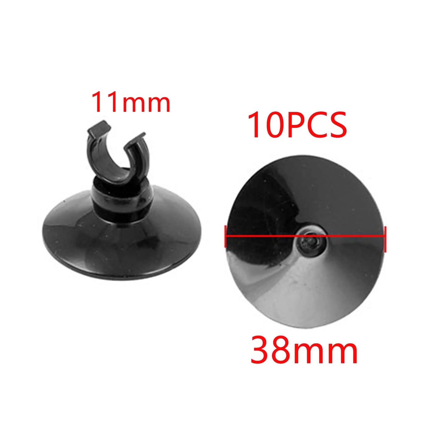 UXCELL 1.1/2/2.1/2.2/2.3/3cm Aquarium Suction Cup Air line Holders Clip Fish Tank Tube Hose Pump Cord Wire Finisher Accessories