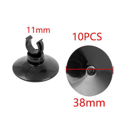 UXCELL 1.1/2/2.1/2.2/2.3/3cm Aquarium Suction Cup Air line Holders Clip Fish Tank Tube Hose Pump Cord Wire Finisher Accessories