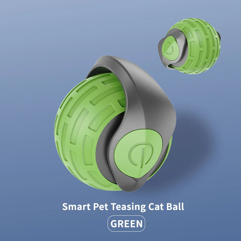 New Rechargeable Smart Interactive Ball for Pet, Motorized Toy, Dog and Cat Training, Simulation Mouse, 3 Modes, Wake Up Ball