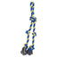 UXCELL Dog Chew Toys Knots Shape Braided Cotton Teeth Cleaning Rope Casual Puppy Bite-resistant Chewing Rope Pet Products