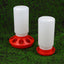 Poultry Thickened Feeder And Drinker Water Food Dispenser Automatic Chicken Birds Chick Waterer Feeding Bucket Container
