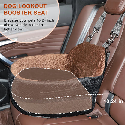 UXCELL Fashion Dog Car Seat Casual Solid Dog Beds Mats for Small Medium Dog Removable Safe Comfortable Travel Dog Supplies