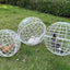 Ball Cage For Chickens Movable 3 Pieces Chicken Orb Ball Cage Pet Safety Chicken Cage Ball-Shaped Chicken Hamster Ball Cage