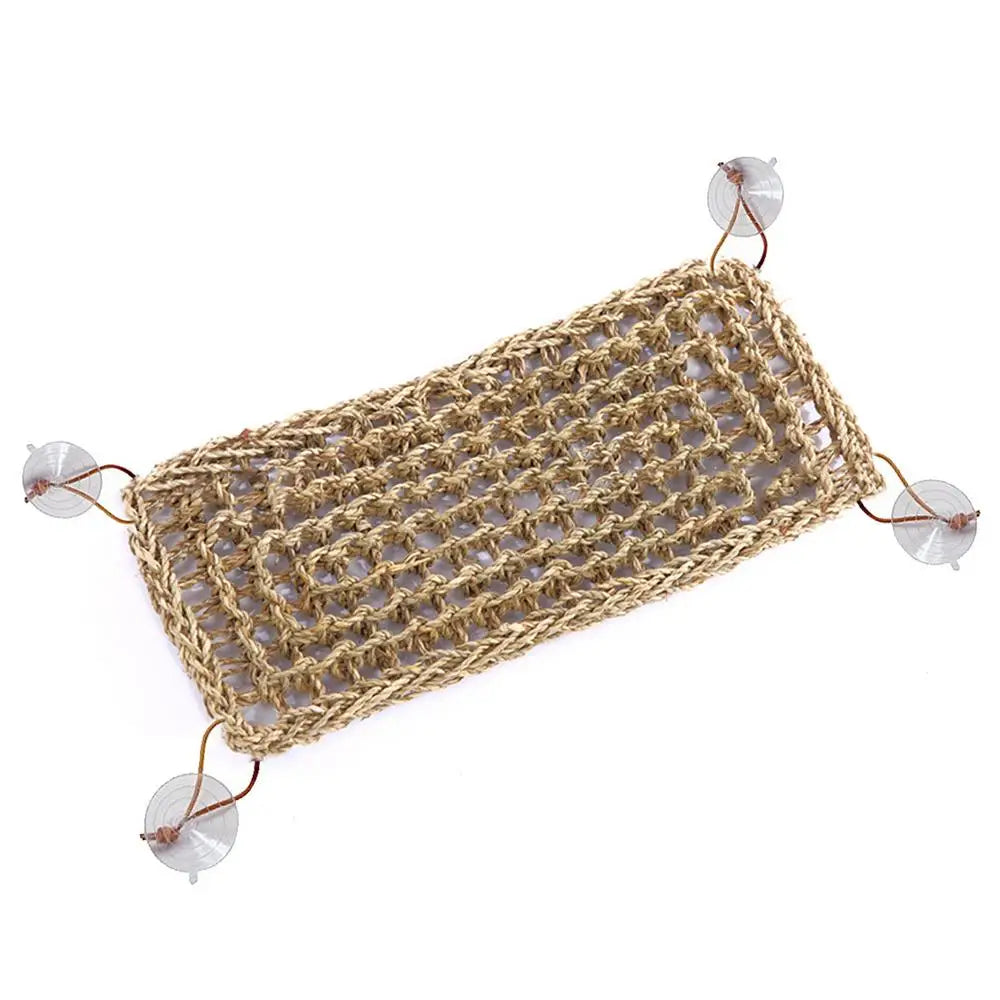 Lizard Hamster Hammock Swing Pet Lounger Reptile Toy Hanging Bed Mat Small Hermit Crabs Geckos Bed Mats Pet Reptile Accessories
