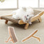 Cat Scratcher Wooden Frame Detachable Scrapers Bed 3 In 1 Cat Scratch Board Toys Training Grinding Claw for Cats Lounge Bed