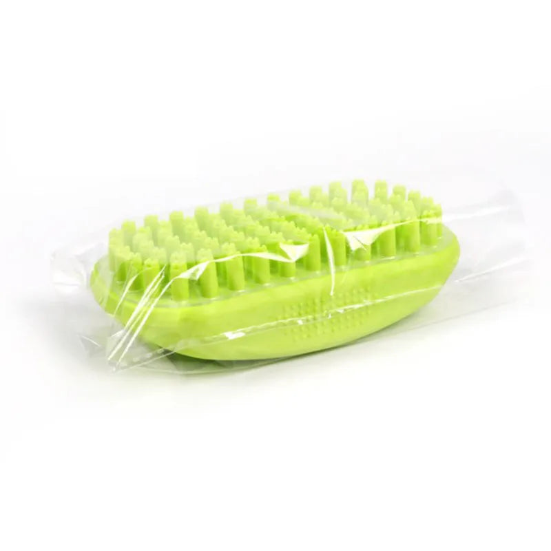 Massage Bathing Soft Needle Comb Pet Dog Cat Brush Grooming Accessories Clean Tools Silicone Brush Dog Cat Combs For Grooming