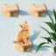 Cat Climbing Shelves Tree Tower Wall Mounted Furniture for Cats Jumping Platform Cat Scratching Post Ladder Solid Wooden Steps