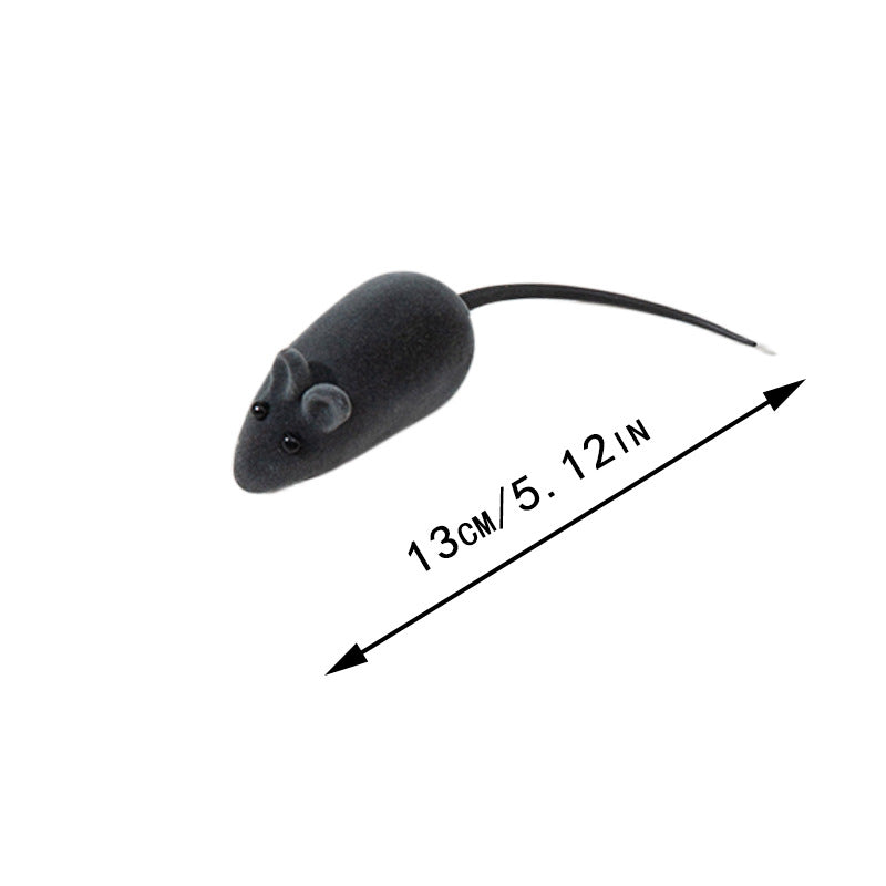 Sound Rubber Simulation Mouse Pet Cat Toys Interactive for Kitten Accessories Gifts Enamel Mouse Bite Resistance