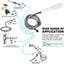 Pet Shower Sprayer Multifunctional Dog Bathing Massage Sprayer Indoor Outdoor Pet Cleaning Showerhead For Bathroom Toilet Garden