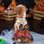 Halloween Dog Dress Pumpkin Pattern Bowknot Funny Skirt Chihuahua Bichon Dog Dresses Festival Puppy Costume Pet Cat Dog Clothes