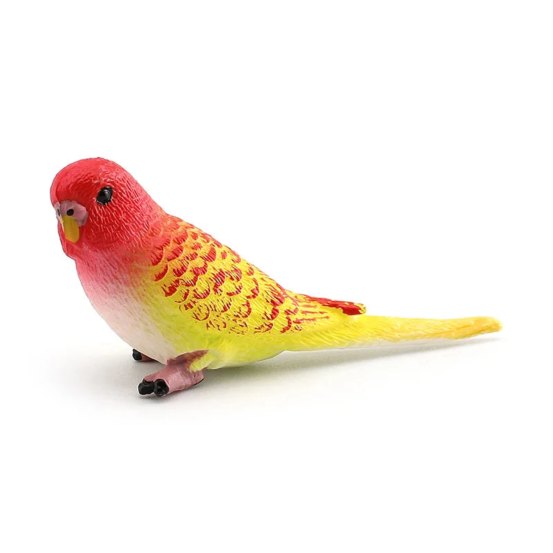 Simulated bird parrot children's ornament toy