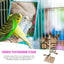 Bird Playground Parrot Play Stand Sturdy Wood Playstand For Parrots Bird Playground Training Wood Stand Perch For Cockatiel