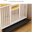 Dog cage household indoor with toilet pulley exquisite workmanship small medium and large dog cage reinforced kennel villa heigh