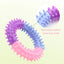 Soft TPR Rubber Ring Spiky Dog Chew Toys for Small Medium Dogs Puppy Dental Teething Cleaning Pet Supplies