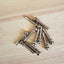 Pigeon Cage Spring Lock Yellow Lock Ox Horn Hook Lock Hardware Spring Lock Spring Pin Pigeon Cage Nest Box Accessories