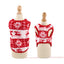 Christmas Dog Clothes Hoodie Pet Dog Sweater Flannel Antlers Scarf Winter Warm Small Dog Outfit Cat Hooded Clothing Costume Coat
