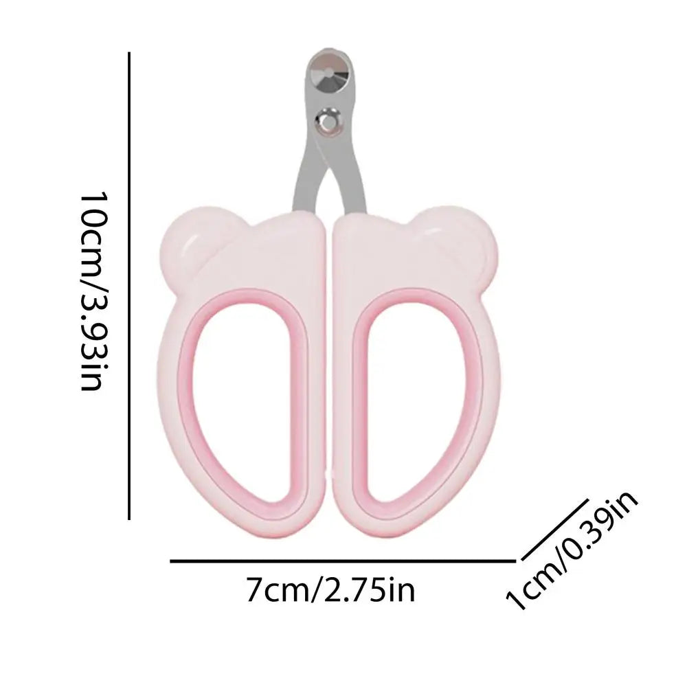 Pet Nail Clippers Sturdy Non-slip Handles Cat Claw Trimmer Puppy Toenail Cutter Professional Anti-Slip Safe Pet Detailing Tool