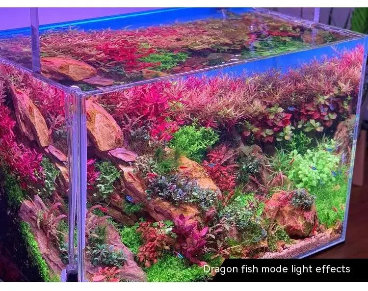 Aquarium Lighting APP Control WEEK AQUA M Series LED Full Spectrum Plant Grow Light with Cycle Timer Telescopic Fish Tank Light