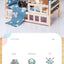 Kennel  solid wood dog bed  sleeping medium small dog  pet bed