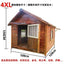 Dog House Outdoor Waterproof  Solid Wood Dog Villa with Yard Outdoor Rainproof Type Four Seasons Universal Pet Kennel