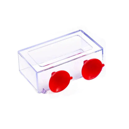 Aquarium Feeding Ring Fish Tank Station Floating Food Tray Feeder Aquarium Accessory with Strong Suction Cup New
