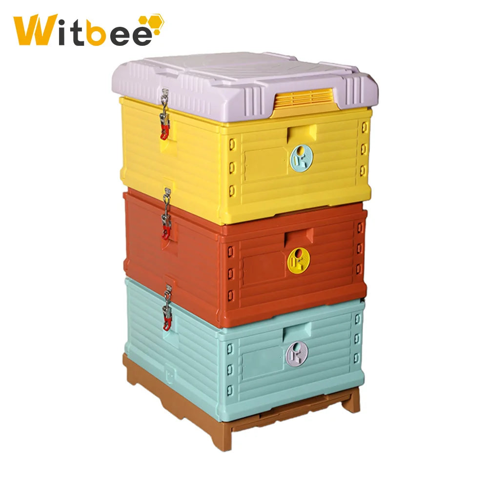 HDPE Three-Layer Plastic Beehive 10 Frame Plastic Thermo Hive for Animal Husbandry