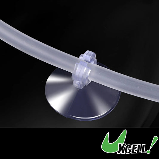 UXCELL Aquarium Suction Cup Air Tube Holder Sucker for Fish Tank Air Line Oxygen Tube Hose Pump Suction Cups Pet Accessories Set