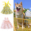Cotton Puppy Dog Princess Dress for Small Dogs Suspender Skirt Summer Thin Pet Clothes Chihuahua Poodle Yorkies mascotas Dresses
