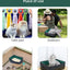 Cat Litter Box Dog Toilet Tray Portable Outdoor Waterproof Reusable Travel Oxford Litter Pan for Outdoor Travel Cat Supplies