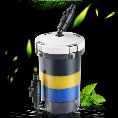 External Aquarium Filter Quiet External Canister with Sponge Bucket No Pump Suitable for Sea/Fresh water Fish Tanks Filtration