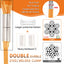 Tie Out Cable Dog Walking Training Glue coating Leashes Double Head Pet Wire Rope with Steel Buckle For Two Dogs Usage