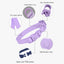 New Macaron Colored PVC Dog Collar Waterproof Dirt Resistant Easy To Clean Pet Collar Adjustable Neck Collar Pet Dog Collar Set
