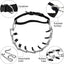 Dog Prong Pinch Collar Adjustable Quick Release Dog Training Collar with Rubber Tip for Small Medium Large Dogs Pet Dog Supplies
