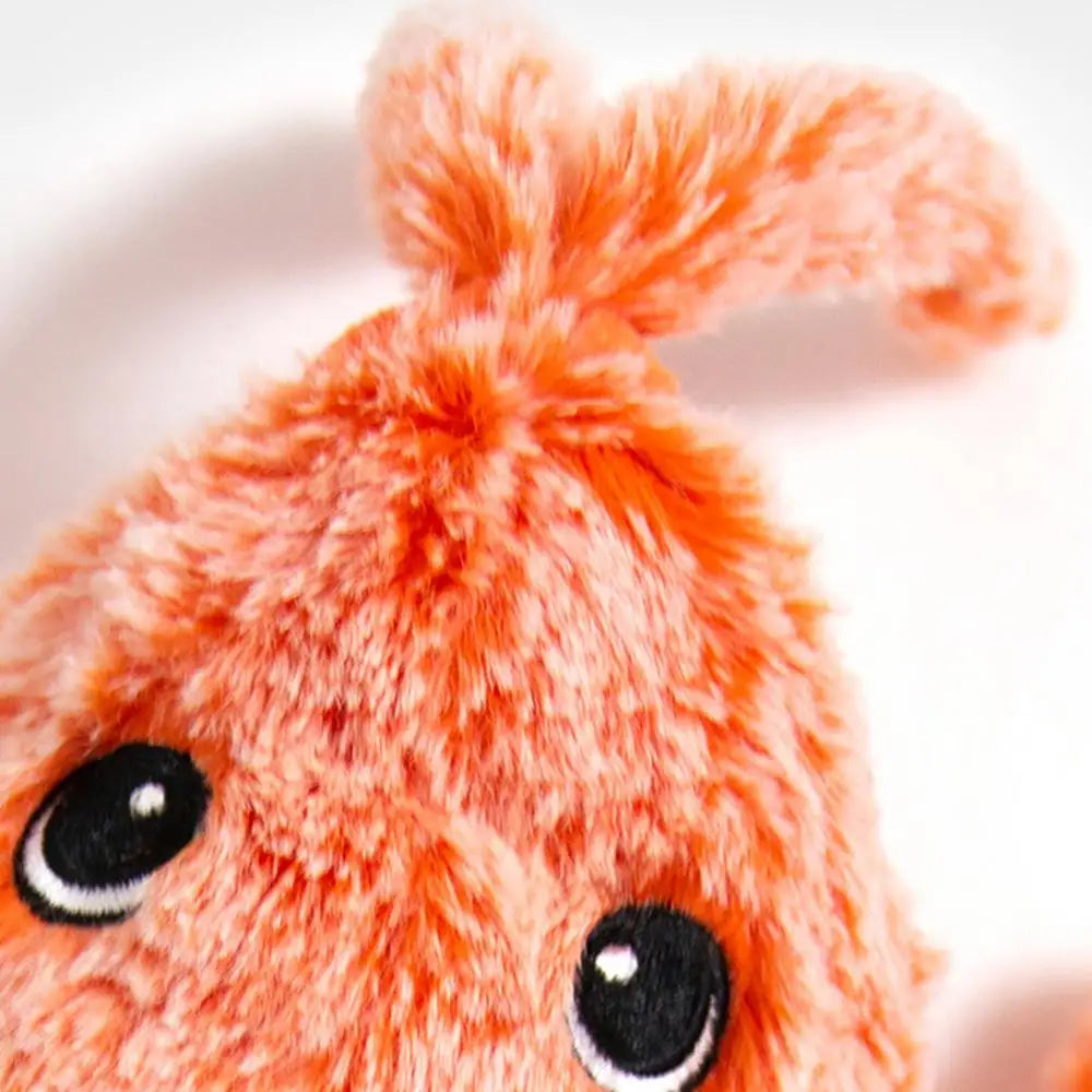Dog Plush Chew Toy USB-Charged Pet ChewingToy Floppy Lobster Dog Toy Washable Cute Cat Toys For Puppy Dog Cats For Home Outdoor