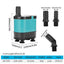 Pond Pump Anti-leakage And Water Proof Pond Pump Water Fountain Pump With No Pollution Water Pump For Fountains Aquarium Fish