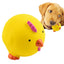 Small Dog Squeaky Toys Round Cartoon Animal Shape Indestructible Dog Teething Toys Reduces Buildup Without Brushing No Stuffing