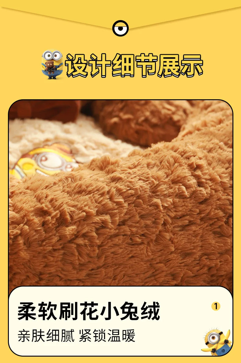 Minions joint series TIM bear pet litter cat litter winter warm kennel small dog teddy pet supplies