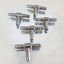 Stainless Steel Air Splitter Valve Aquarium Fish Tank Air Pump Flow Splitter Distributor Pump Valve Tap Lever Control 3WayOutlet