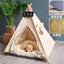 NK0 Internet celebrity ins pet tent teddy kennel corgi dog bed cat litter four seasons medium and small dog semi-closed removabl