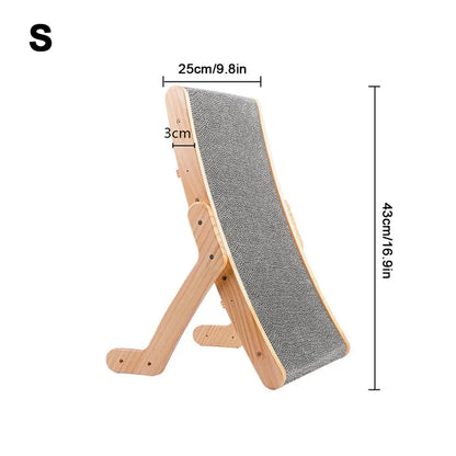 Small Cat Scratcher Scraper Detachable Grinding Claw Toys 3 In 1 Cat Scratch Board Training Grinding Claw for Cats Lounge Bed