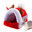Hamster Houses And Hideouts Christmas Hamster Guinea Pig Hideouts Winter Sleeping House Washable And Removable Cute Hamster