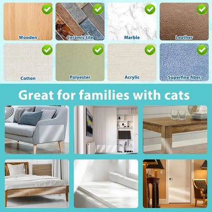 1 Roll Anti Cat Scratch Furniture Protector Tape Self-Adhesive PVC Transparent Tape Couch Guard Pads Stickers for Couch Sofa