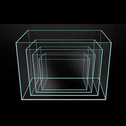 Clear and Transparent Small Aquarium Tank Rubber Strip Uniform White Glass Fish Tank Aquarium Glass