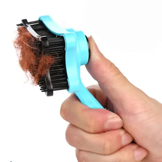 Dog Brush Cat Grooming Brush Self Cleaning Static Free Massage Comb Stable Thicker Bristles Pet Supplies To Remove Loose Fur