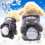 pawstrip Small Dog Clothes Warm Winter Pet Dog Jumpsuit Puppy Fleece Hoodie Chihuahua Small Medium Dog Warm Outfit Kitten Jacket