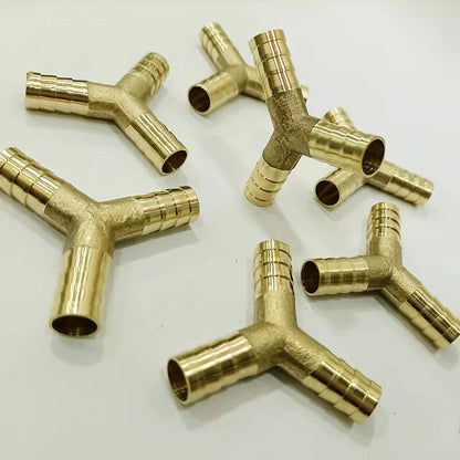 8MM Copper Air Splitter Valve Aquarium Fish Tank Air Pump Flow Splitter Distributor Pump Valve Tap LeverControl Switch Valve