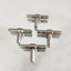 Stainless Steel Air Splitter Valve Aquarium Fish Tank Air Pump Flow Splitter Distributor Pump Valve Tap Lever Control 3WayOutlet