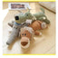 Pet dog toys, plush, bite resistant, sound making, animal flooring, monkey, elephant, rhinoceros toys, pet supplies